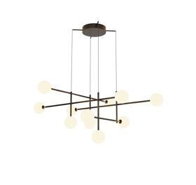 M7630  Cellar Pendant 11 Light 3000K Black